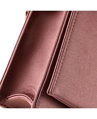 Pre-Owned Saint Laurent Classic Monogram Tassel Chain Wallet Satin