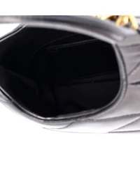 Pre-Owned Saint Laurent Sade Hobo Bag Quilted Leather