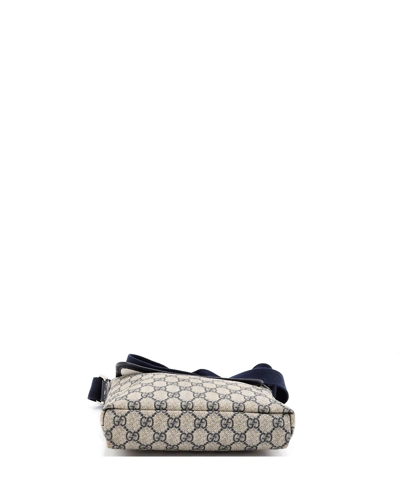 Pre-Owned Gucci Small Flap Messenger Gg Coated Canvas