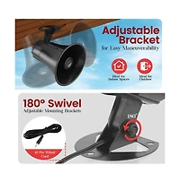 Pyle All-Weather Mono Trumpet Horn Speaker