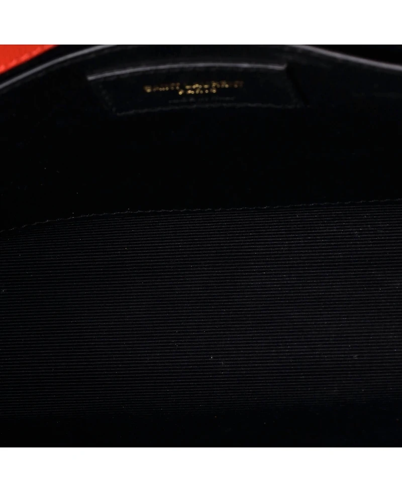 Pre-Owned Saint Laurent Medium Classic Monogram Tassel Crossbody Bag Leather