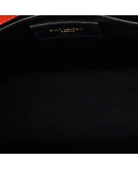 Pre-Owned Saint Laurent Medium Classic Monogram Tassel Crossbody Bag Leather