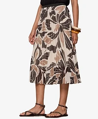 Sanctuary Women's Nostalgia Pleated Polyester Midi Skirt