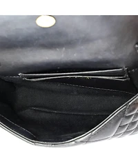 Pre-Owned Versace Mini Medusa Icon Chain Flap Bag Quilted Leather