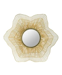 Busdays D27x2.4" Metal Mirror, Wall Mounted Mirror Home Decor for Bathroom Living Room