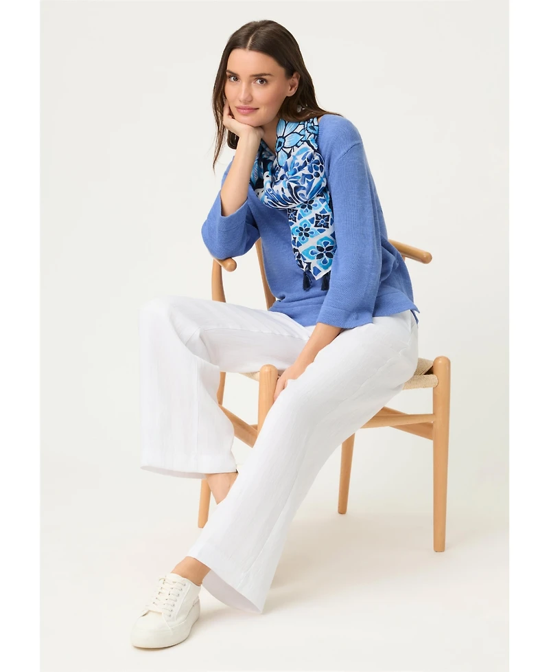 Olsen Women's Solid V-Neck Sweater