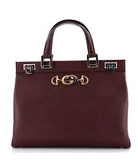 Pre-Owned Gucci Medium Zumi Top Handle Bag Leather