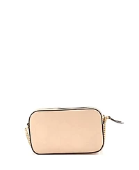 Pre-Owned Gucci Super Mini Front Pocket Chain Shoulder Bag Jumbo Gg Embossed Leather