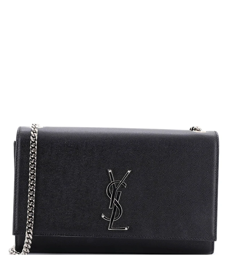 Pre-Owned Saint Laurent Medium Classic Monogram Crossbody Bag Grainy Leather