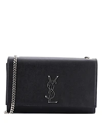 Pre-Owned Saint Laurent Medium Classic Monogram Crossbody Bag Grainy Leather
