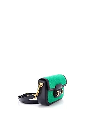 Pre-Owned Gucci Mini Horsebit 1955 Shoulder Bag Wool