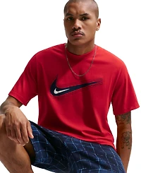 Nike Men's Swoosh Logo Crewneck T-Shirt