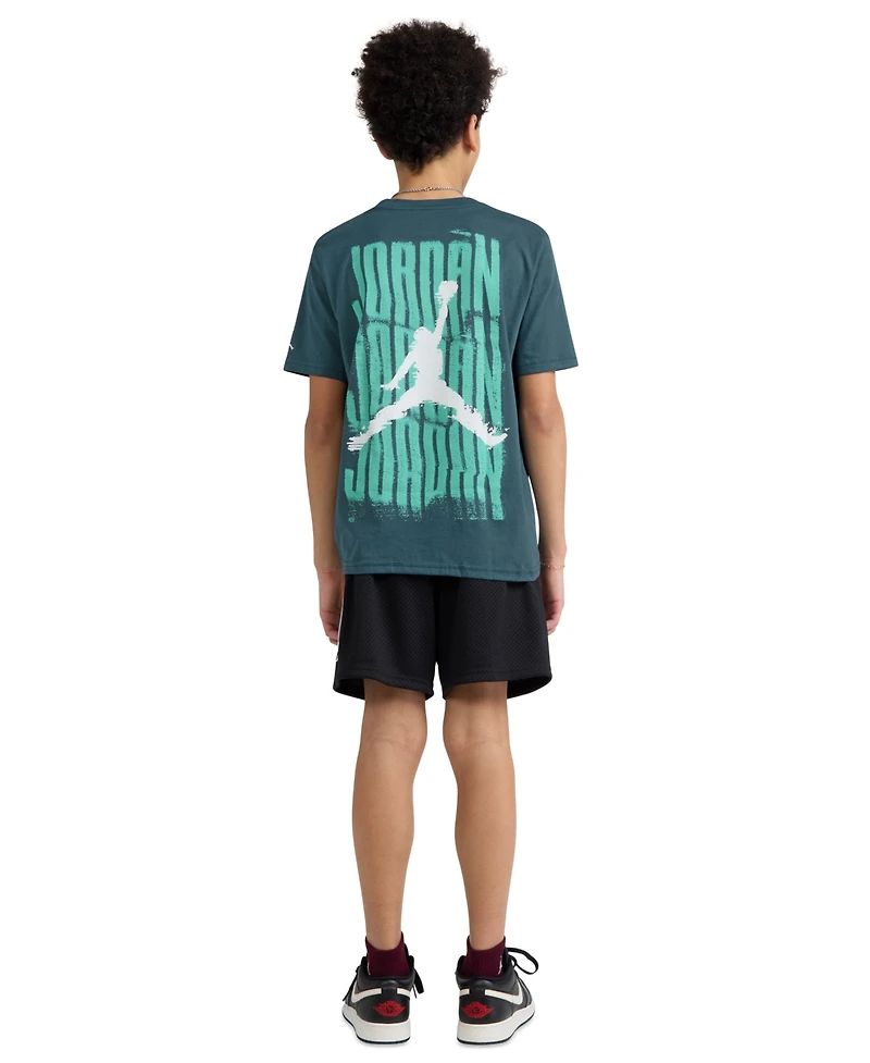 Jordan Boys' 8-20 Distressed Short-Sleeve T-Shirt