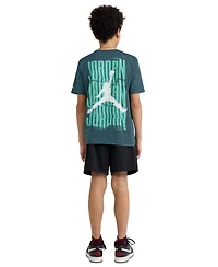 Jordan Boys' 8-20 Distressed Short-Sleeve T-Shirt