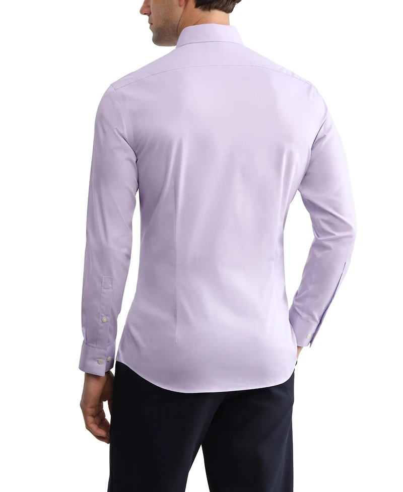 Calvin Klein Men's Long-Sleeve Spread Collar Dress Shirt