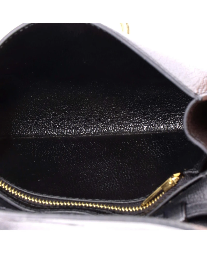 Pre-Owned HERMES Chaine d'Ancre Compact Wallet on Strap Chevre Mysore