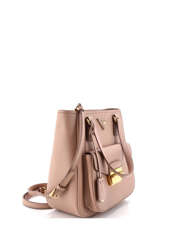 Pre-Owned Prada Small Metropolis Tote Saffiano Leather