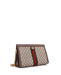 Pre-Owned Gucci Medium Ophidia Chain Shoulder Bag Gg Coated Canvas