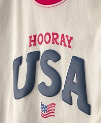 Carter's Boys' 2T-5T Usa Top and Shorts, 2-Piece Set