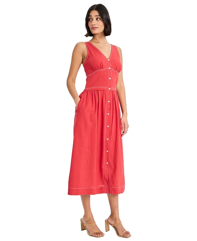 Donna Morgan Women's Isla Lined Midi Dress