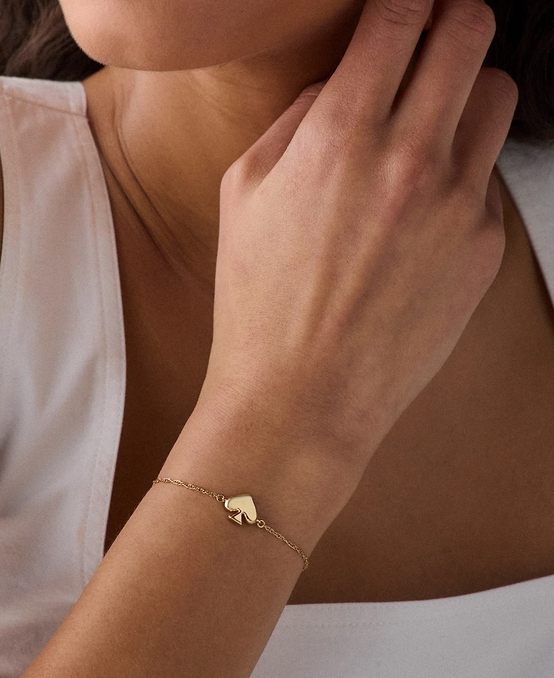 kate spade new york Cubic Zirconia Everyday Spade Slider Bracelet