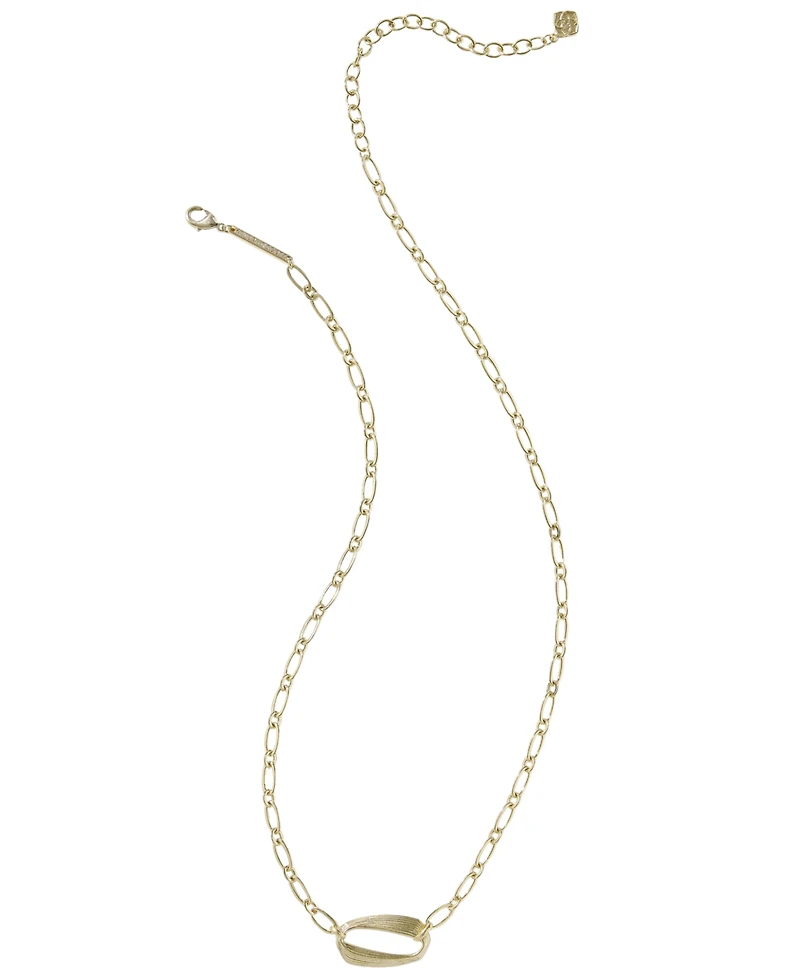 Kendra Scott Kira 14k Gold-Tone Over Brass Short Pendant Necklace