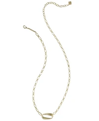 Kendra Scott Kira 14k Gold-Tone Over Brass Short Pendant Necklace