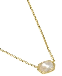 Kendra Scott Daphne Amazonite 14k Gold-Tone Over Brass Short Pendant Necklace