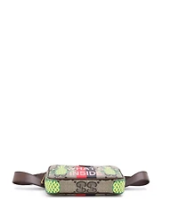 Pre-Owned Gucci Zip Belt Bag Printed Gg Coated Canvas
