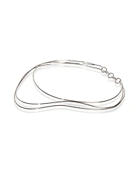 Pre-Owned Tiffany & Co White Gold Elsa Peretti Wave Collar Necklace