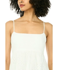 1.state Women's Sleeveless Square Neck Maxi Dress