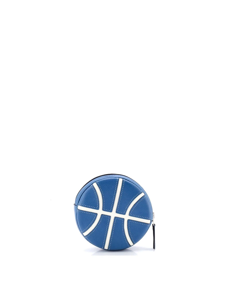 Pre-Owned Hermes Basketball Change Purse Leather