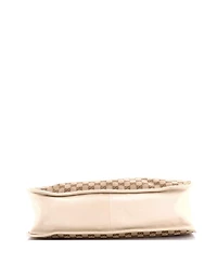 Pre-Owned Gucci Large Horsebit 1955 Chain Tote Gg Canvas with Leather