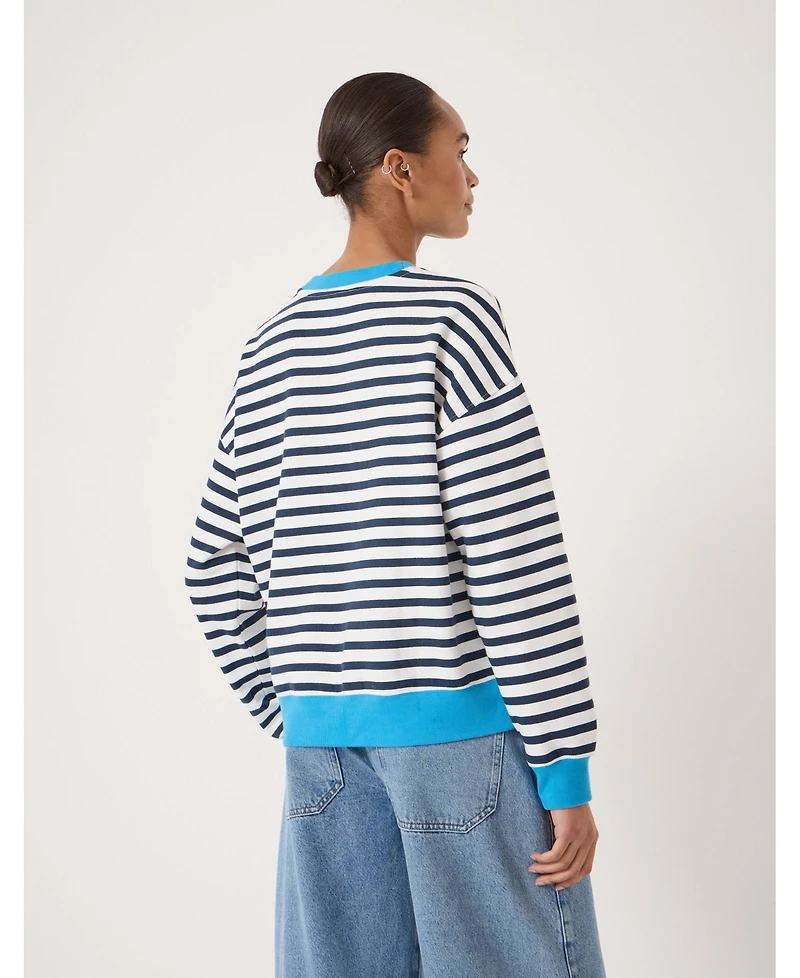 Hush Women's Luca Stripe Heavyweight Sweatshirt