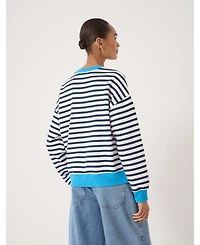 Hush Women's Luca Stripe Heavyweight Sweatshirt