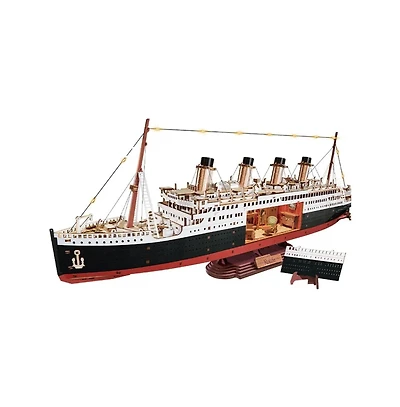 Flash Popup 3D Puzzle 1912 Ocean Liner 433pcs Diy Lights Up