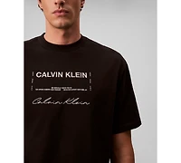 Calvin Klein Men's Invitation Logo Crewneck T-Shirt
