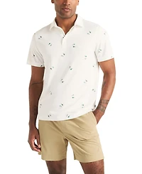 Nautica Men's Paddle Print Golf Polo Shirt