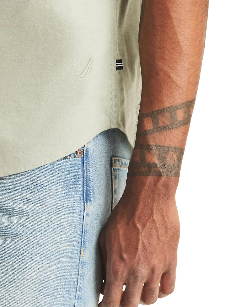 Nautica Men's Short-Sleeve Oxford Shirt