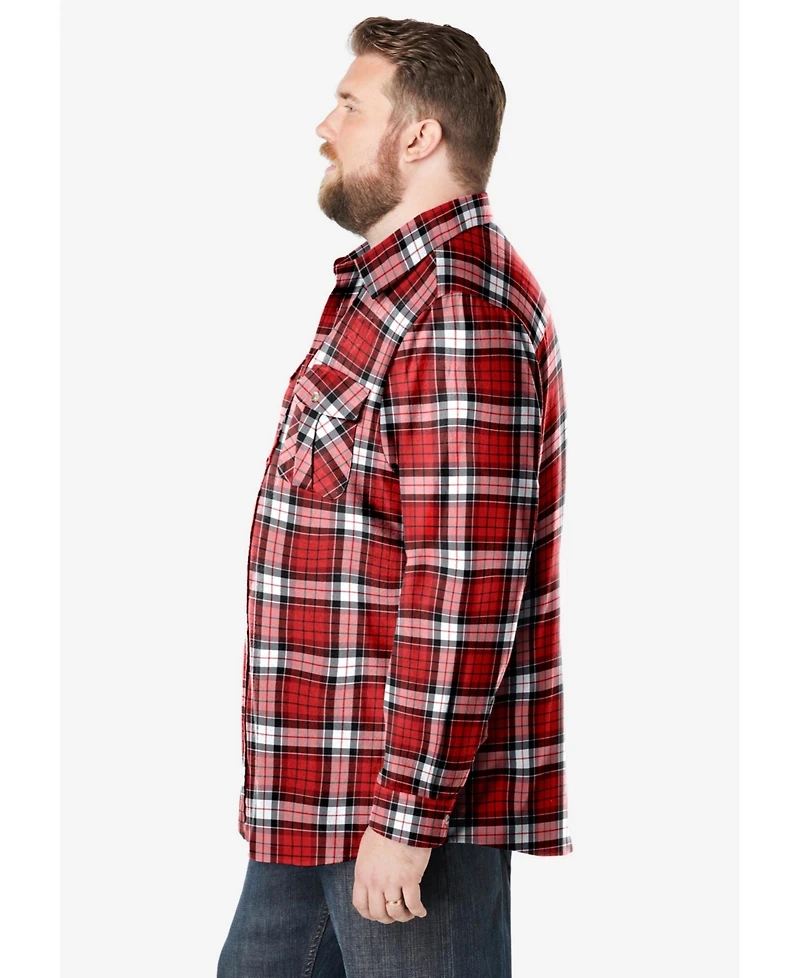 KingSize Big & Tall Signature Plaid Flannel Shirt
