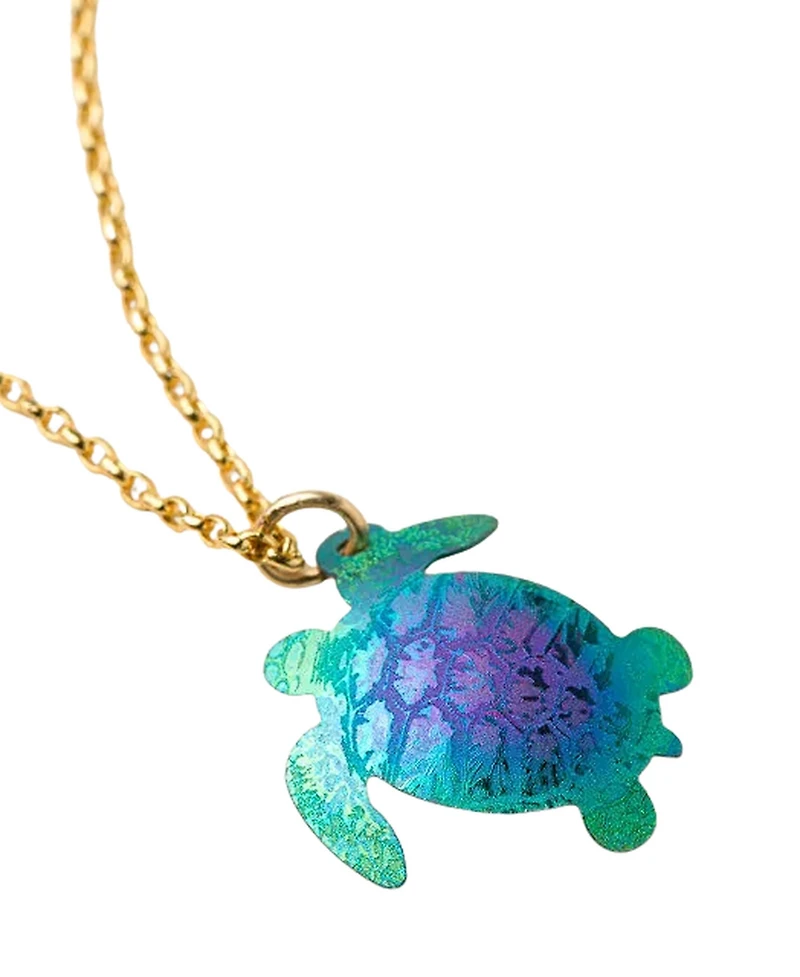 Uncommon Goods Holly Yashi Iridescent Sea Turtle Jewelry