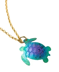 Uncommon Goods Holly Yashi Iridescent Sea Turtle Jewelry