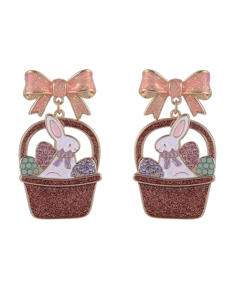 Hallmark Easter Basket and Bunny Earrings