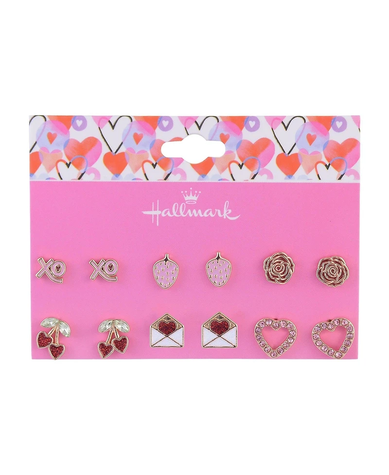 Hallmark 6-pack Earring Set Brass Material