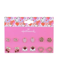 Hallmark 6-pack Earring Set Brass Material