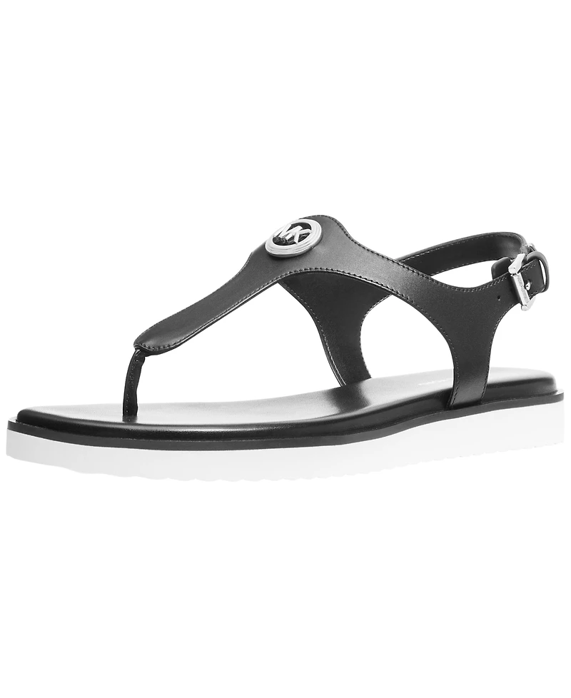 Michael Kors Women's Val Thong Round Toe Flat Sandals