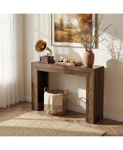 Tribesigns 41.3 Inch Console Table, Narrow Entryway Table, Small Sofa Table Behind Couch