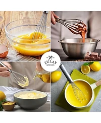 Zulay Kitchen Stainless Steel Whisk 3-Pc.