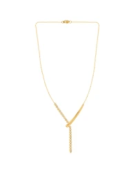 Diamond Vertical Line 18" Lariat Necklace (1/5 ct. t.w.) in 14k Gold