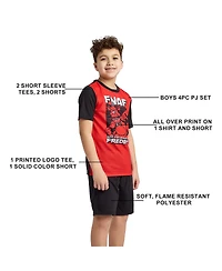 Five Nights At Freddy'S Big Boys Are You Ready For Freddy 4-Pack Pajama Set-14